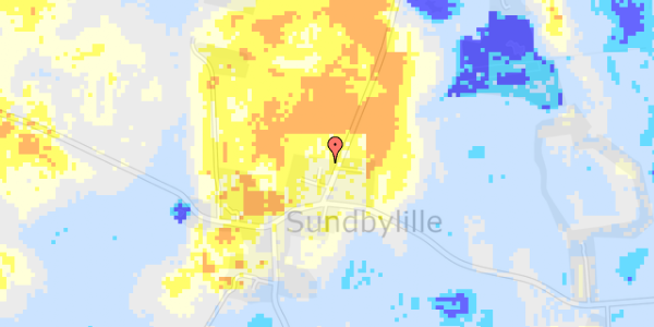 Ekstrem regn på Haspeholms Alle 4