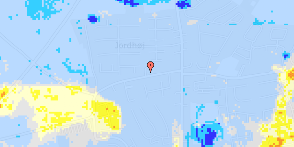 Ekstrem regn på Jordhøjvej 14