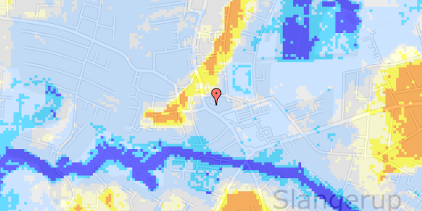 Ekstrem regn på Kongensgade 2H