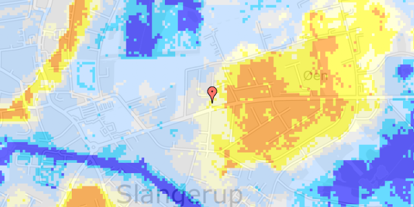 Ekstrem regn på Københavnsvej 25