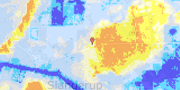 Ekstrem regn på Københavnsvej 27