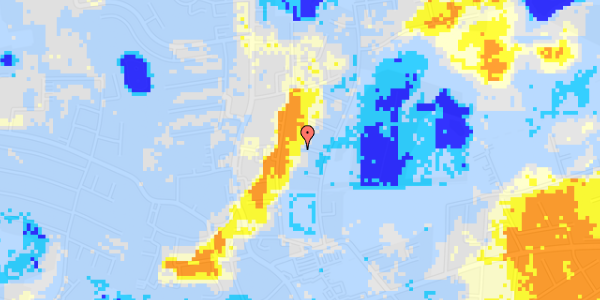 Ekstrem regn på Margrethevej 5