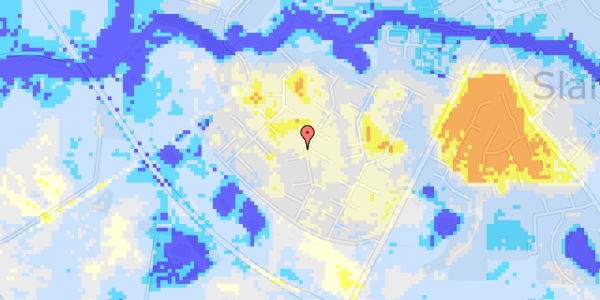 Ekstrem regn på Mølleengen 65