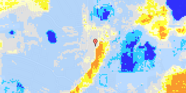 Ekstrem regn på Nybrovej 2B