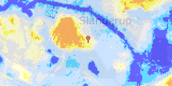 Ekstrem regn på Sct Michaelsvej 7