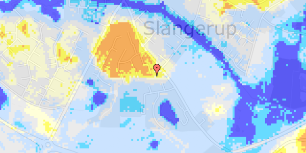 Ekstrem regn på Sct Michaelsvej 13