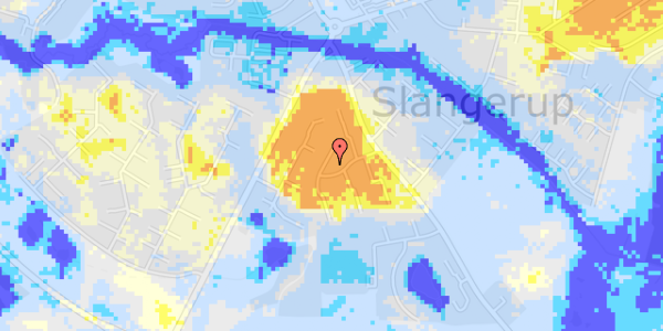 Ekstrem regn på Sct Nilsvej 2