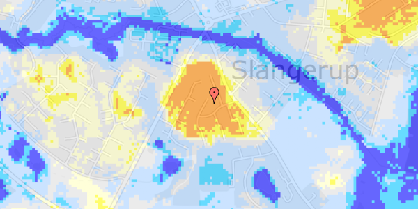 Ekstrem regn på Sct Nilsvej 4