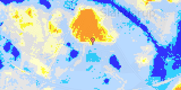 Ekstrem regn på Sct Nilsvej 7