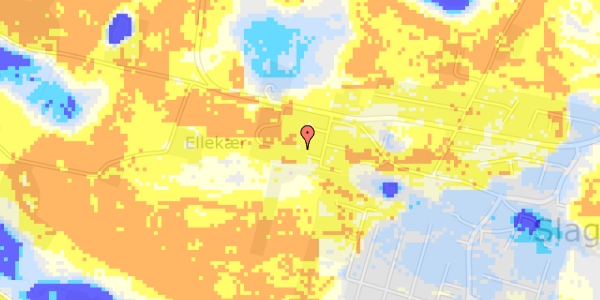 Ekstrem regn på Bakkegårdsparken 28