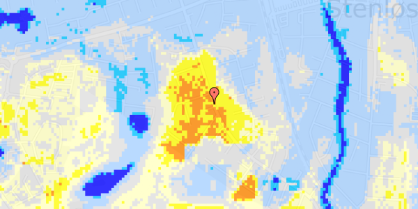 Ekstrem regn på Bauneholmvej 28