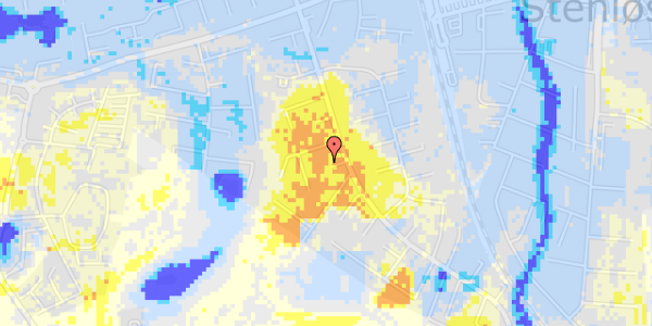 Ekstrem regn på Bauneholmvej 30