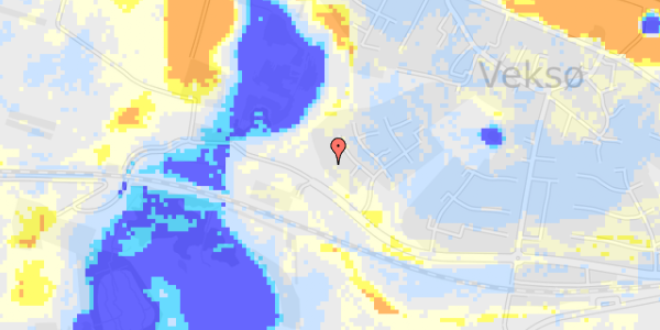 Ekstrem regn på Brøndsted 133