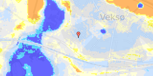 Ekstrem regn på Brøndsted 201