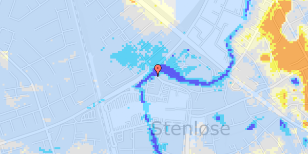 Ekstrem regn på Damgårdsvej 15