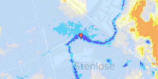 Ekstrem regn på Damgårdsvej 16