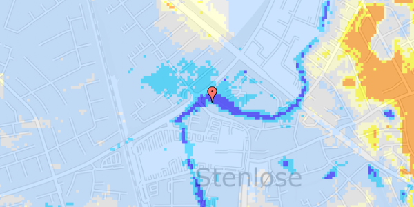 Ekstrem regn på Damgårdsvej 18