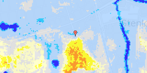 Ekstrem regn på Drosselvej 2