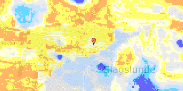 Ekstrem regn på Egely Alle 10