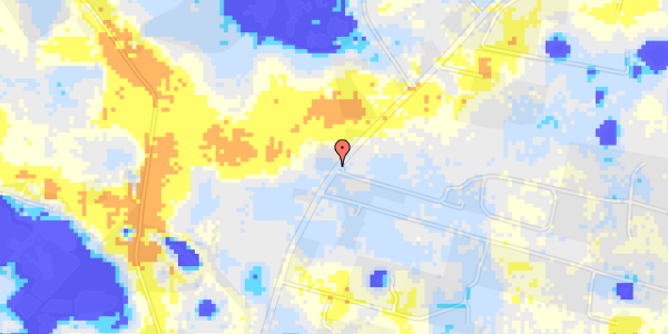 Ekstrem regn på Farumvej 105