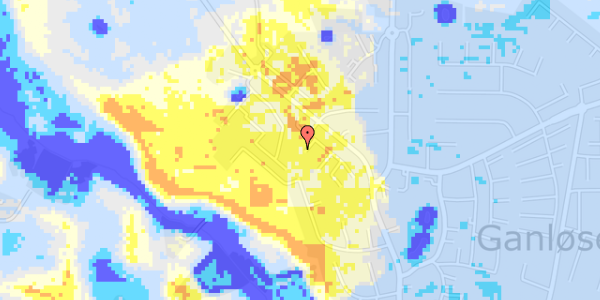 Ekstrem regn på Ganehøj Alle 12