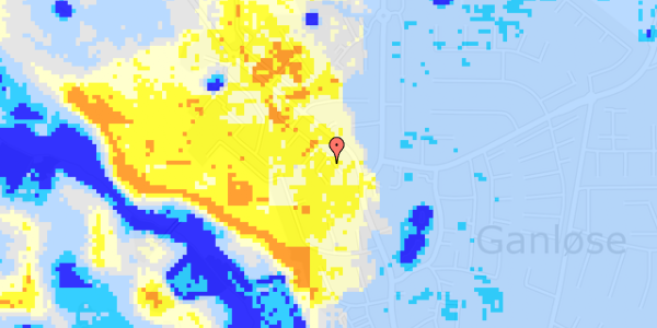 Ekstrem regn på Ganehøj Alle 34