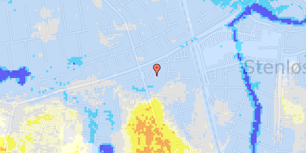 Ekstrem regn på H P Hansensvej 15