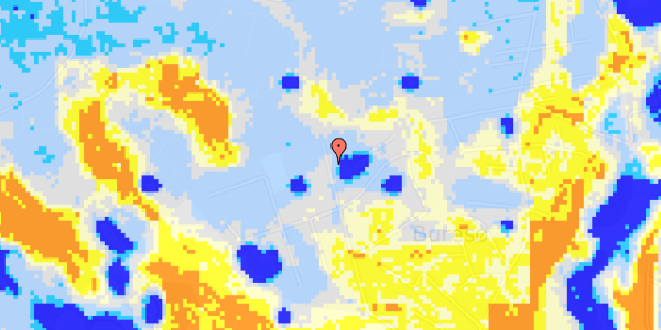 Ekstrem regn på Hulvejen 14