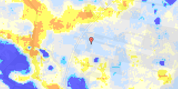 Ekstrem regn på Hyldegårdsvej 2