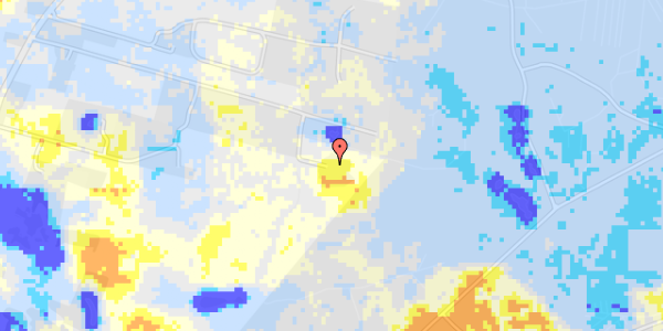 Ekstrem regn på Hyldegårdsvej 8