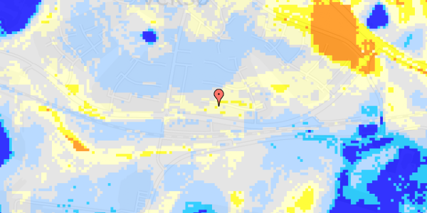 Ekstrem regn på Kelsted 125