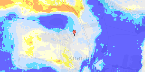 Ekstrem regn på Knardrup Bygade 8