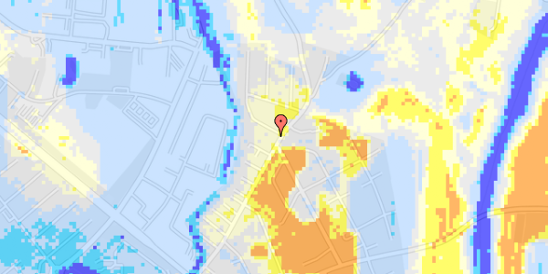 Ekstrem regn på Rosendalvej 1