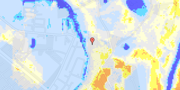 Ekstrem regn på Rosendalvej 19