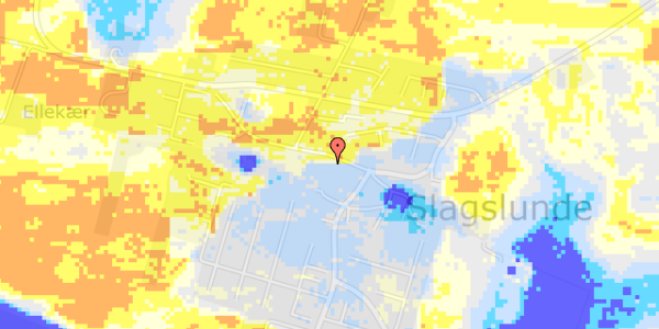 Ekstrem regn på Slagslunde Bygade 23