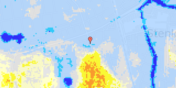 Ekstrem regn på Solsortevej 3