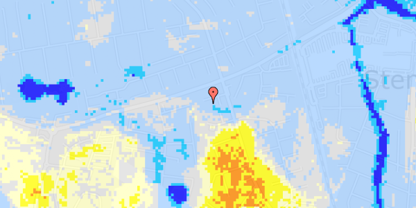 Ekstrem regn på Solsortevej 9