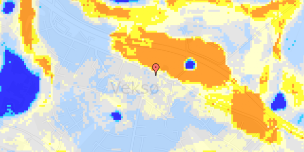 Ekstrem regn på Veksø Bygade 6D