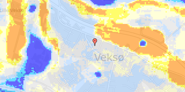 Ekstrem regn på Veksø Bygade 38, 1. 