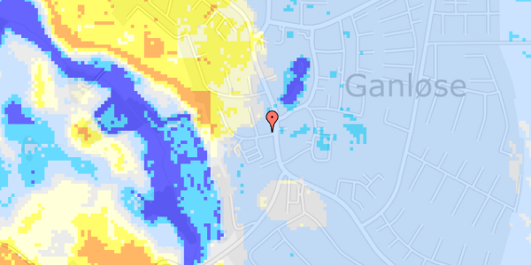 Ekstrem regn på Vestergade 4