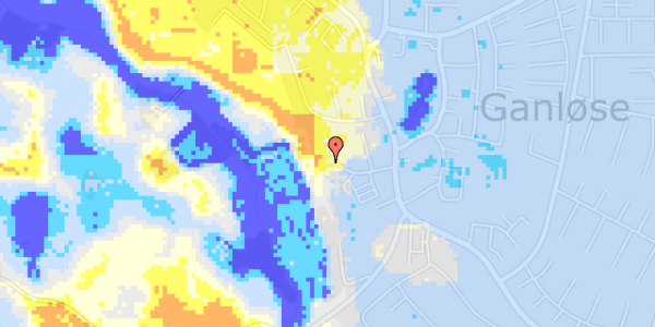 Ekstrem regn på Vestergade 11