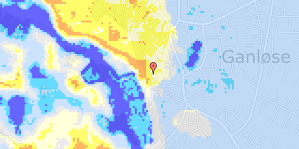 Ekstrem regn på Vestergade 15