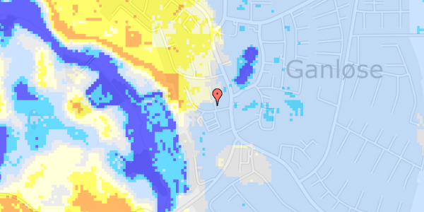 Ekstrem regn på Vestergade 24B