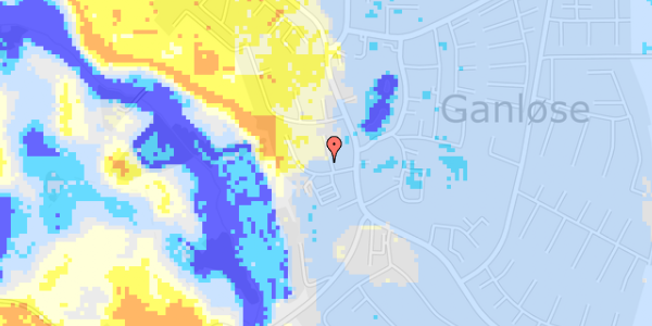 Ekstrem regn på Vestergade 24C