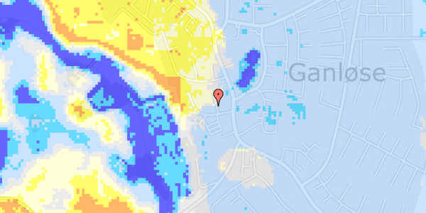 Ekstrem regn på Vestergade 24D