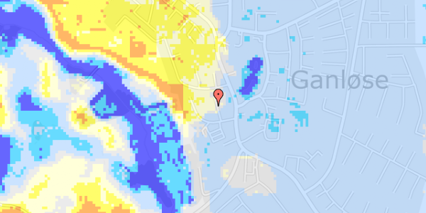 Ekstrem regn på Vestergade 24H