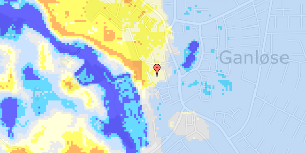 Ekstrem regn på Vestergade 30