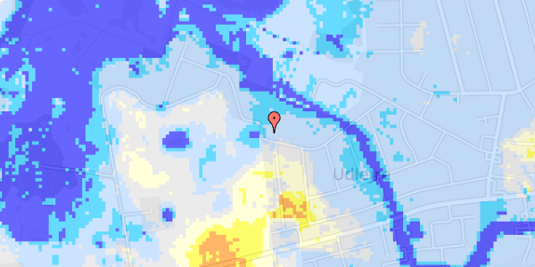 Ekstrem regn på Drosselvej 38