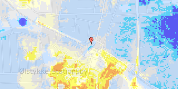 Ekstrem regn på Frederiksborgvej 31B