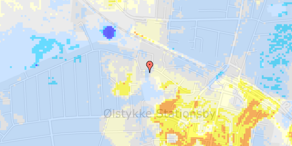 Ekstrem regn på Johannedalsvej 27